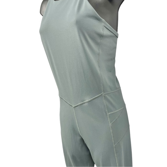 Athleta Pirouette Full Length Bodysuit in Metropolis Grey (Sage Green) Size M - Picture 10 of 13
